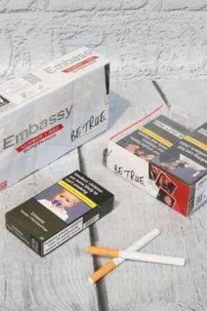 Embassy Superkings Number 1 Red – 10 Packs