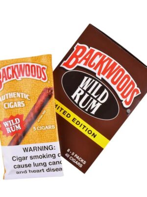 Wild Rum Backwoods – Single Pack of 5cigars