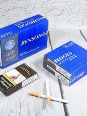 Benson & Hedges Blue Dual Kingsize – 10 Packs of 20 Cigarettes (200)