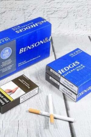 Benson & Hedges Blue Dual Kingsize – 10 Packs of 20 Cigarettes (200)
