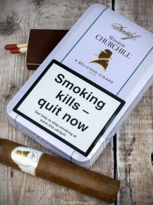 Davidoff Winston Churchill Belicoso Cigars (The Traveller) – Pack of 4