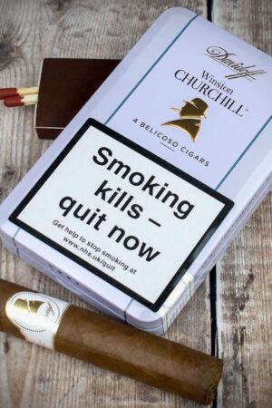 Davidoff Winston Churchill Belicoso Cigars (The Traveller) – Pack of 4