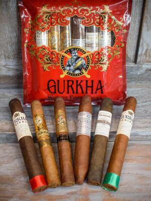Buy Gurkha Cigars 6 Nicaraguan Toro Cigars (Red Pack) UK