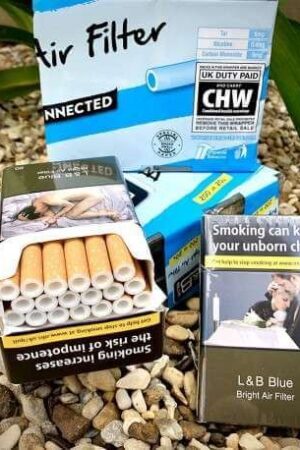 L&B Blue Bright Air Filter |King Size Cigarettes |10 packs