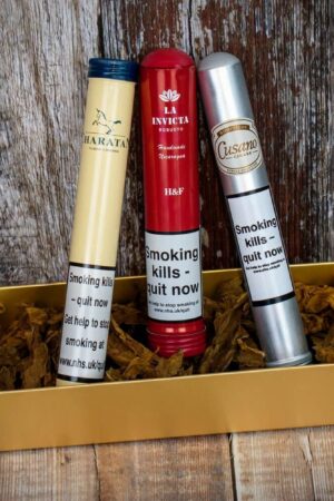 New World 3 Handmade Cigars Tubed Sample Box UK