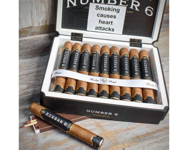 number-6-robusto-box-min_2-1.jpg Rocky Patel Number 6 Robusto Cigars – Box of 20