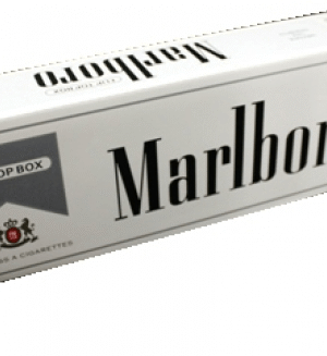 MARLBORO SILVER 1 CTN= 10 PKS, 200 CIGG