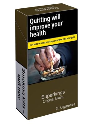 Superkings Original Black – 20 Cigarettes
